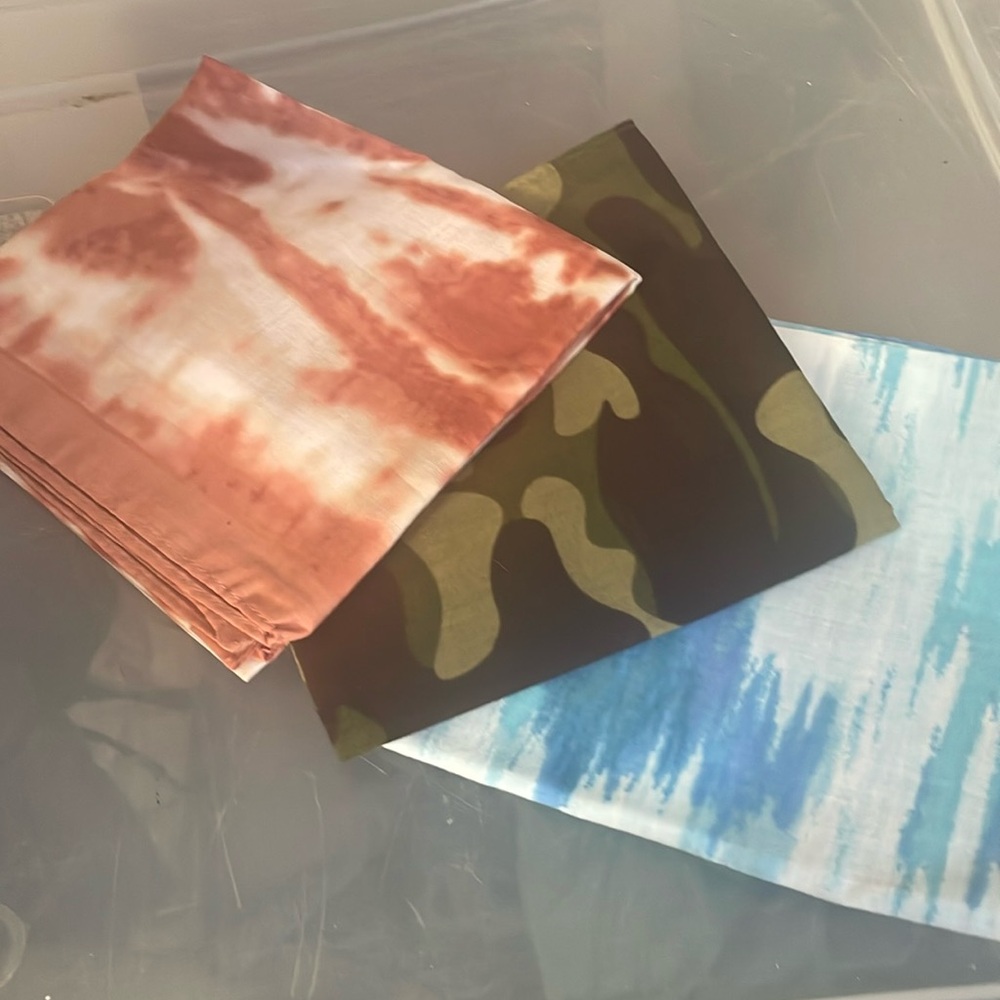 LOT of Square Bandanas